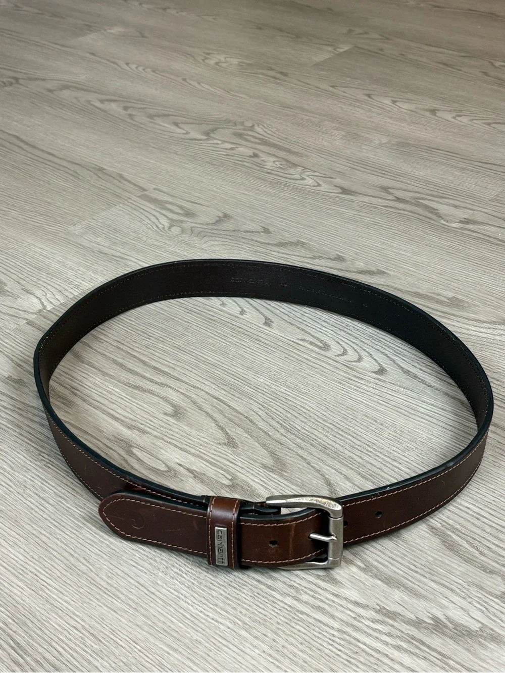 Carhartt Brown Genuine Cowhide Leather Belt